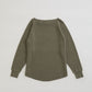 【9月下旬お届け】WAFFLE KNIT PULLOVER