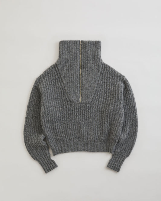 【11月上旬お届け】DUFFY HALF ZIP KNIT