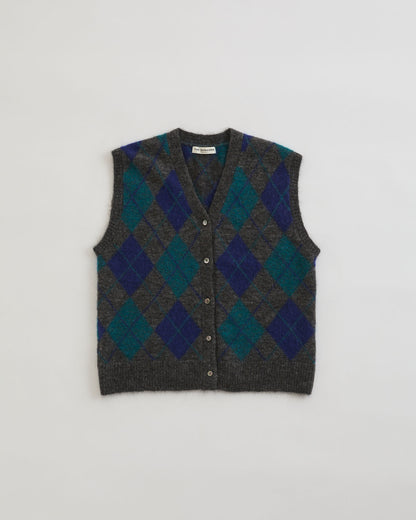 【10月上旬入荷予定】ARGYLE KNIT VEST