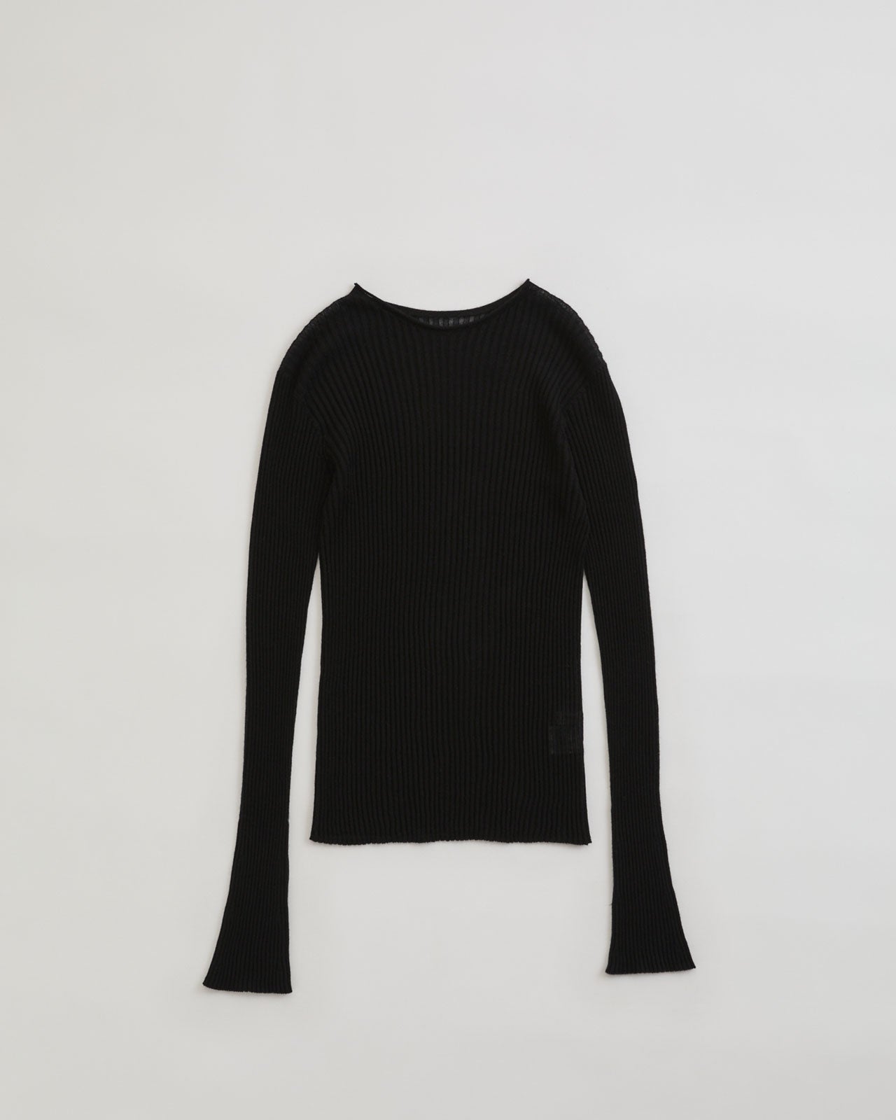 【9月下旬お届け】CASHMERE SILK RIB KNIT