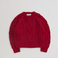 【11月中旬入荷予定】ARAN CABLE KNIT PULLOVER