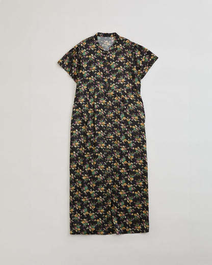 FLOWER BOUQUET PRINTED DRESS
