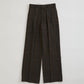 【9月中旬お届け】WOOL SEMI FLARE PANTS