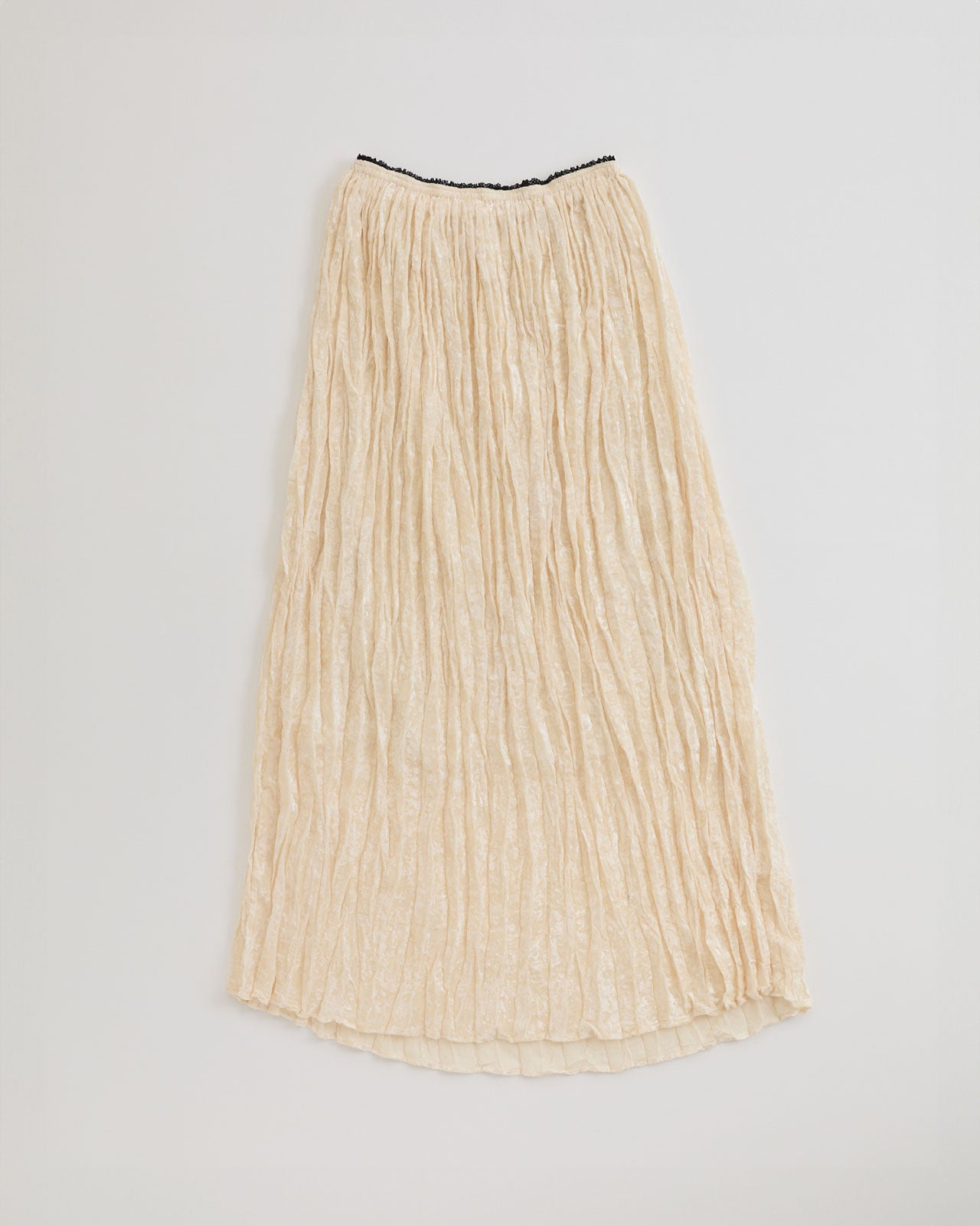 【11月下旬お届け】VELVET PLEATED SKIRT