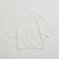 【WHITE/TURQOISE】HALF SLEEVE SWEATSHIRT