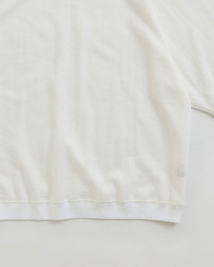 【WHITE/TURQOISE】SHEER LONG SLEEVES CARDIGAN