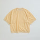 【GRAY/RED/YELLOW】SHEER HALF SLEEVE SWEATSHIRT