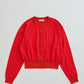 【GRAY/RED/YELLOW】SHEER LONG SLEEVES CARDIGAN