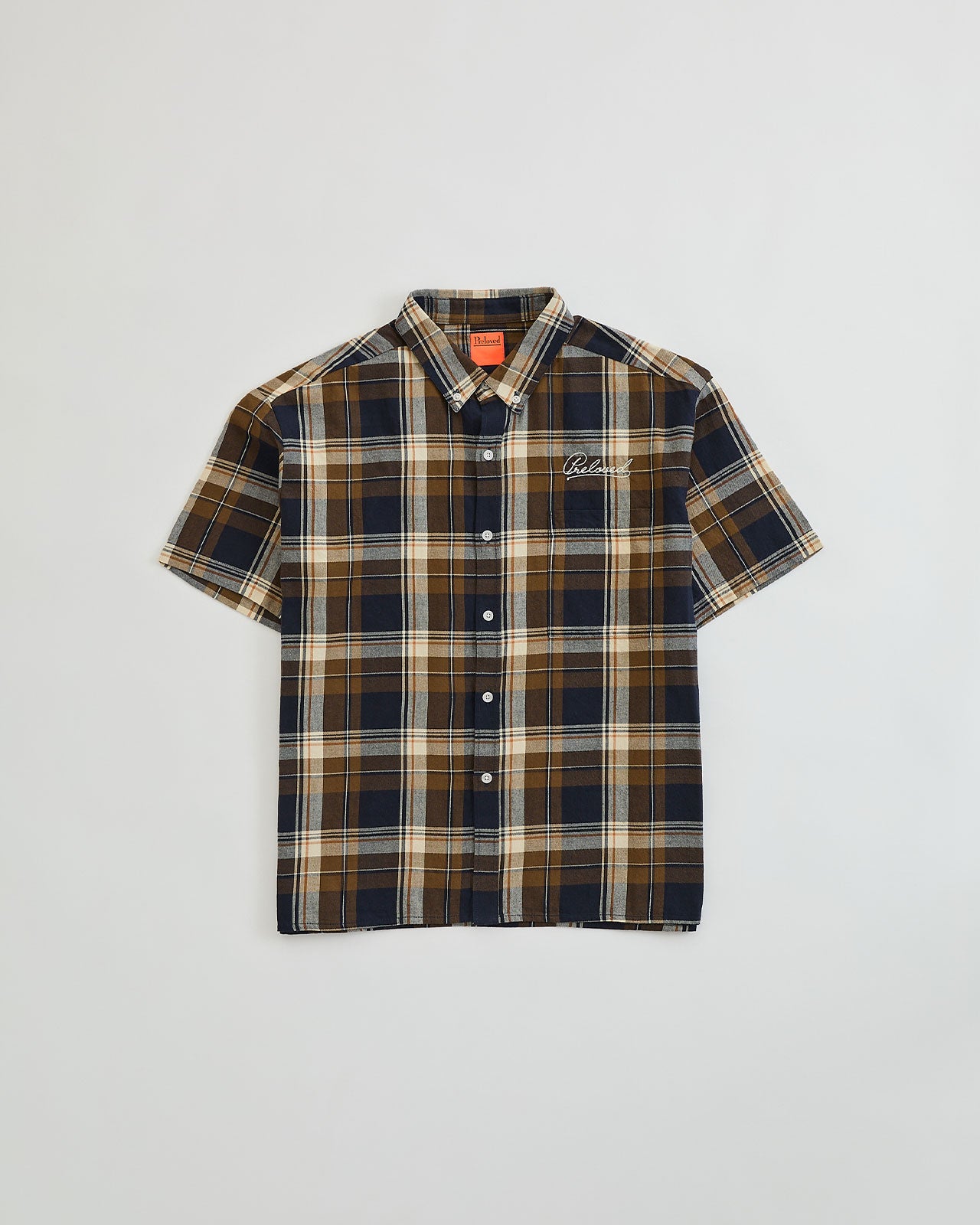 Preloved CHECK B.D SHIRT