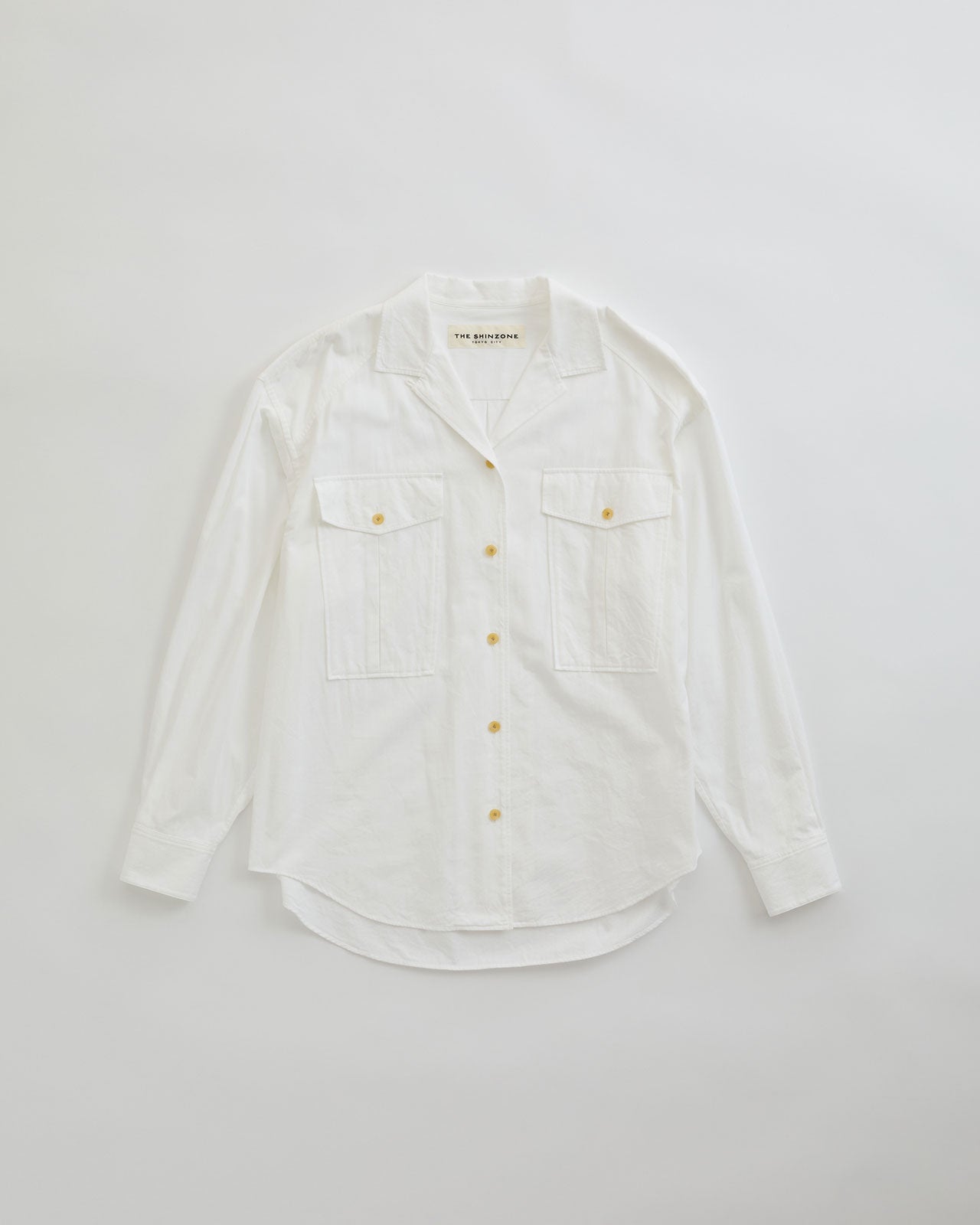 【3月中旬お届け】OPEN COLLAR SHIRT