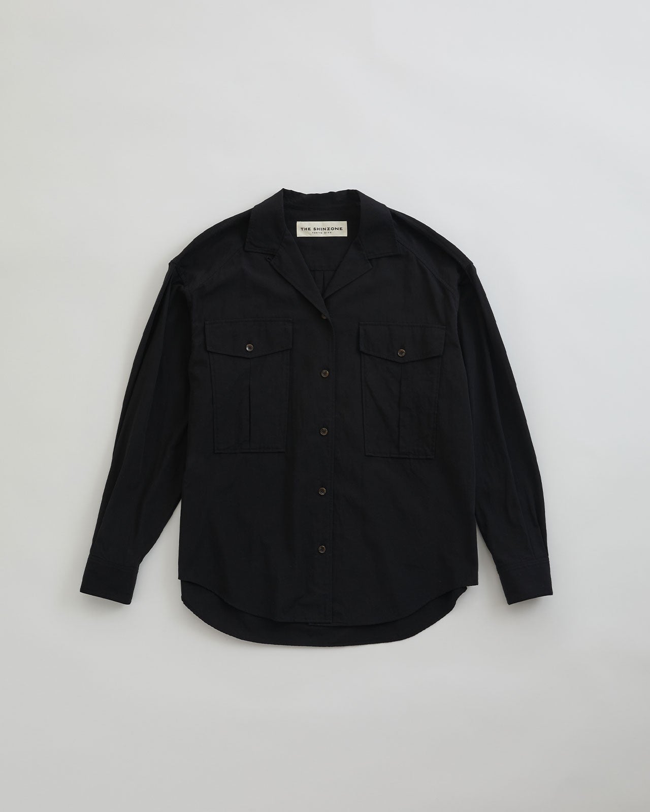 【3月中旬お届け】OPEN COLLAR SHIRT