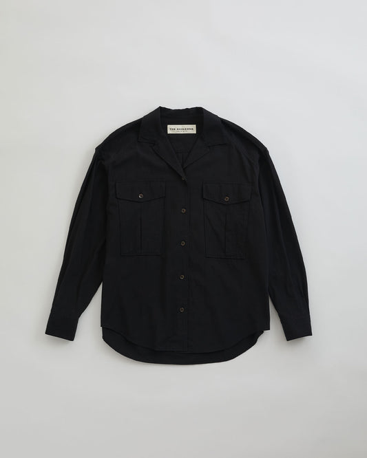 【3月中旬お届け】OPEN COLLAR SHIRT