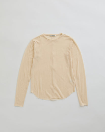 SHEER GAUZE LONG SLEEVE TEE