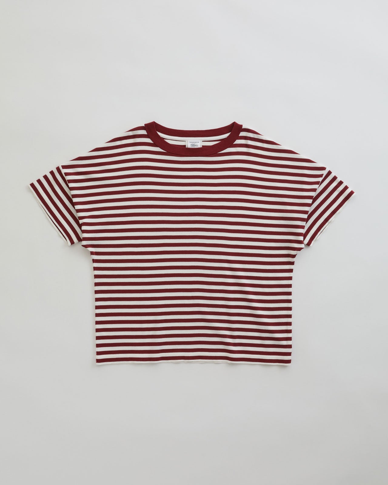 FRENCH STRIPED HALF SLEEVE TEE