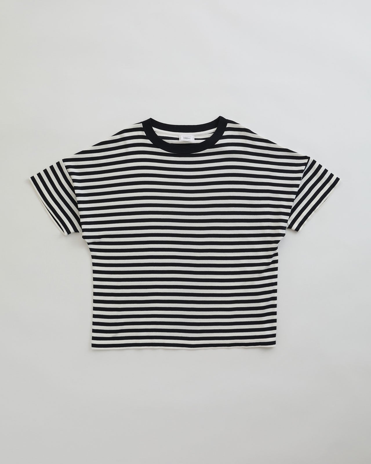 FRENCH STRIPED HALF SLEEVE TEE