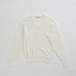 HIGH TWISTED COTTON KNIT PULLOVER