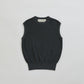 HIGH TWISTED COTTON  KNIT VEST