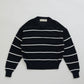 【1月下旬お届け】C/LI MESH STRIPED KNIT