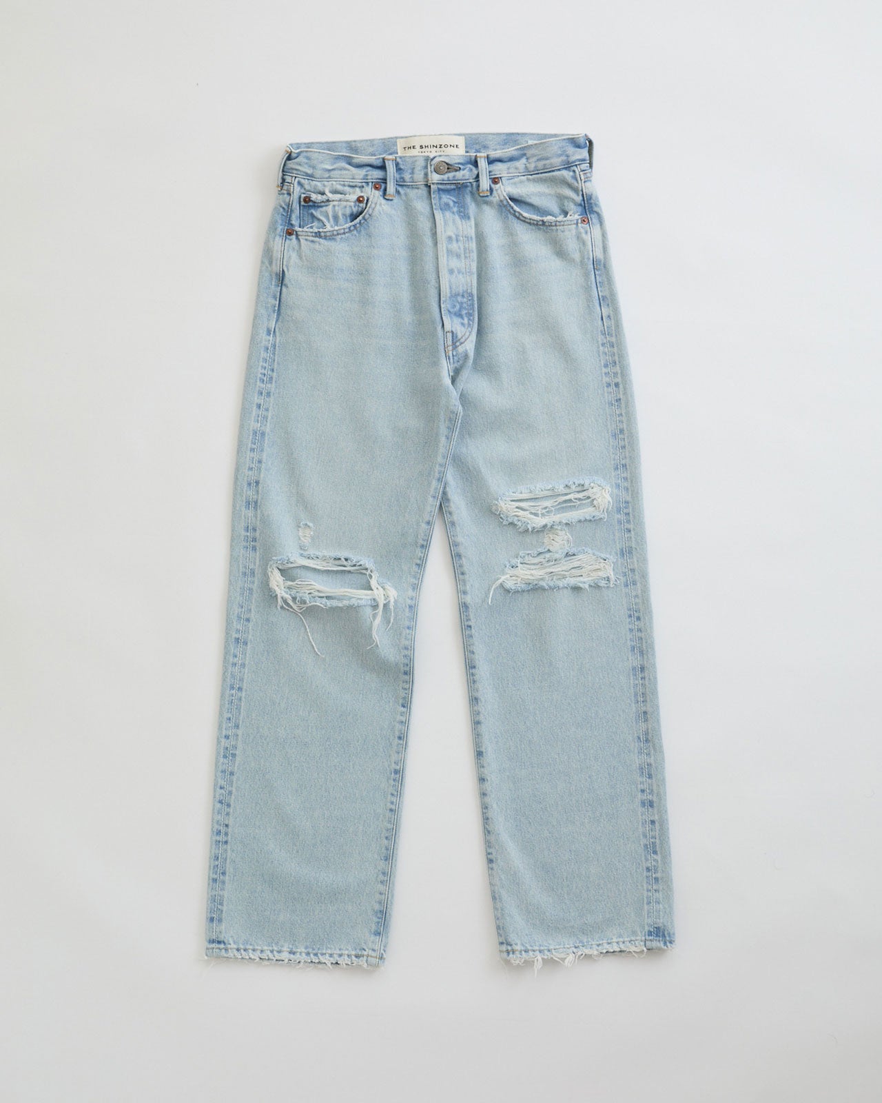 【1月中旬お届け】NEW YORKER DENIM PANTS (DAMAGED)