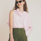 【新色PINK】HIGH TWIST COTTON SLEEVELESS TOP