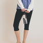 KNIT GEORGETTE SHORT LEGGINGS