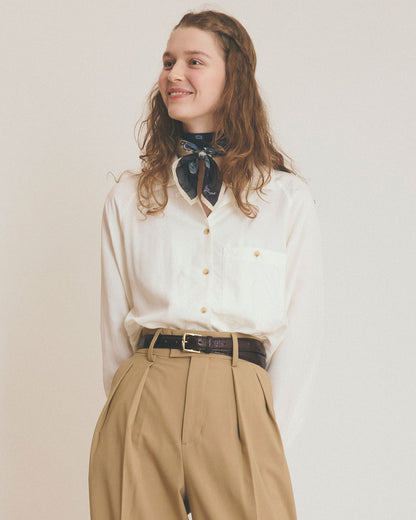 【4月中旬お届け】OPEN COLLAR SHIRT