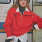 【11月上旬入荷予定】DUFFY HALF ZIP KNIT