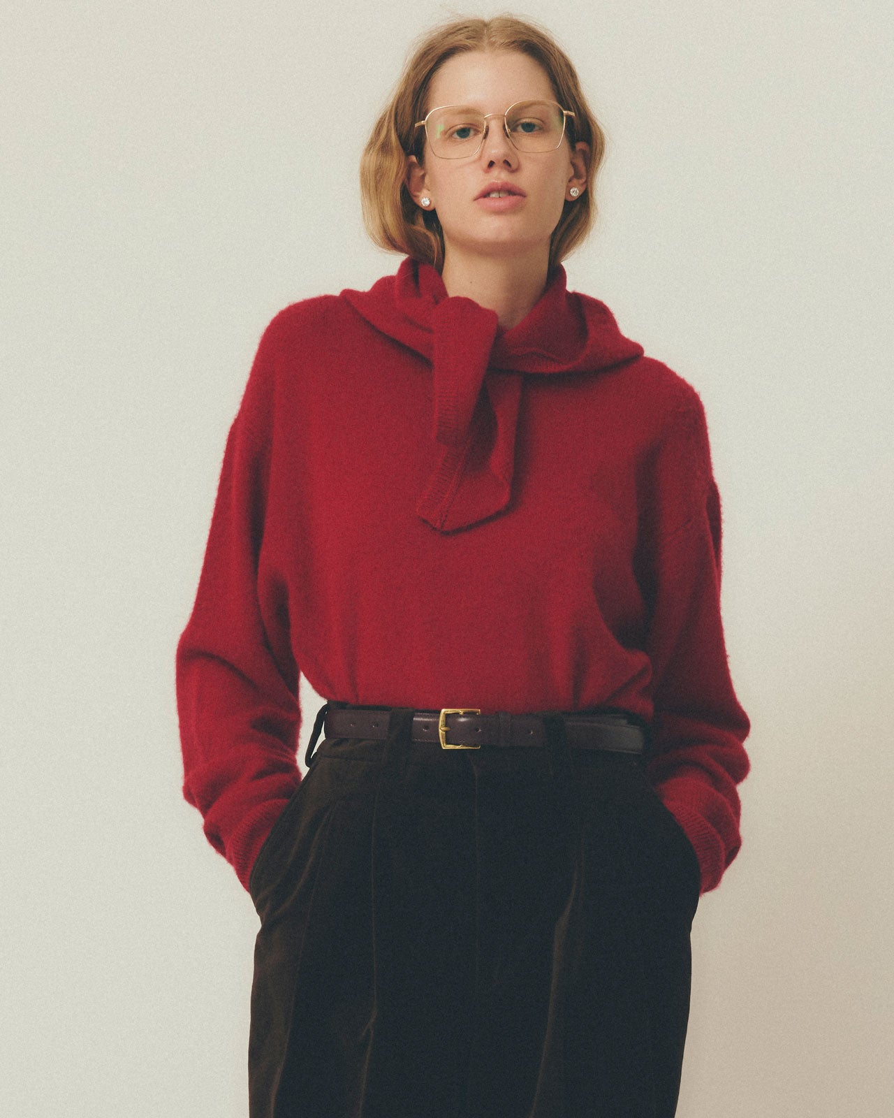 【11月上旬入荷予定】CASHMERE V-NECK KNIT