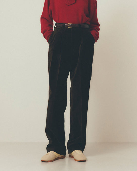 【11月上旬お届け】ORGANIC VELVET TOMBOY PANTS