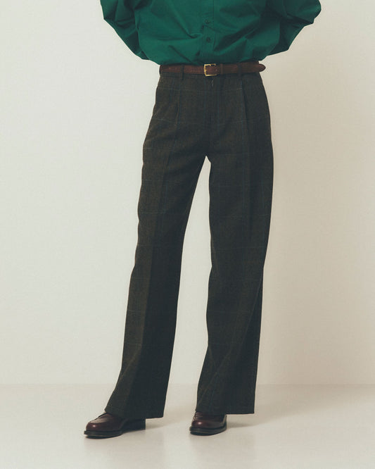 【9月中旬入荷予定】WOOL SEMI FLARE PANTS