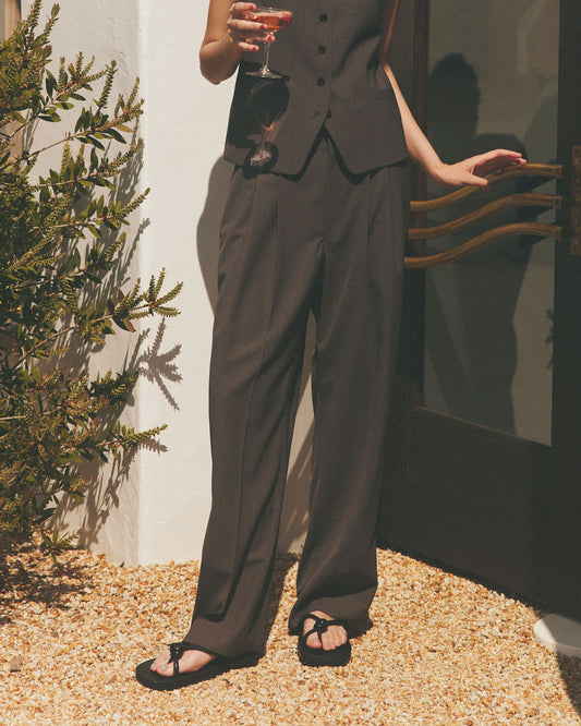 【6月下旬お届け】T/W CRAPE TOMBOY PANTS