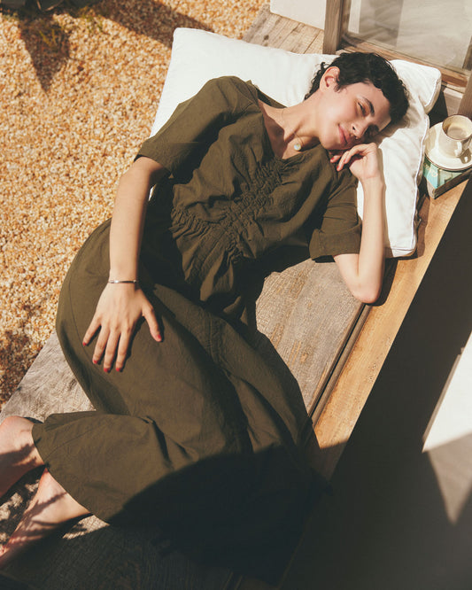 【6月下旬お届け】MEYAME SUMMER DRESS