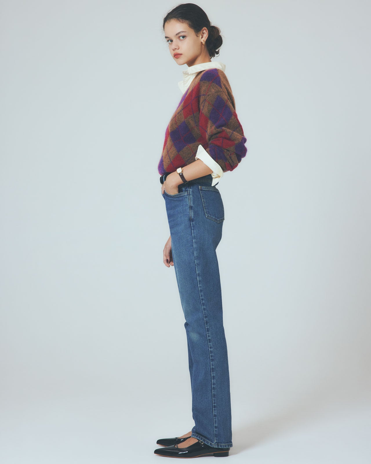 【9月下旬お届け】KITTY STRETCH DENIM PANTS
