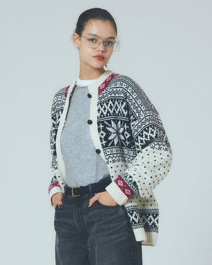 【11月上旬お届け】NORWAY KNIT CARDIGAN
