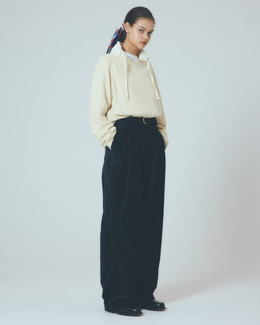 WAFFLE KNIT PULLOVER