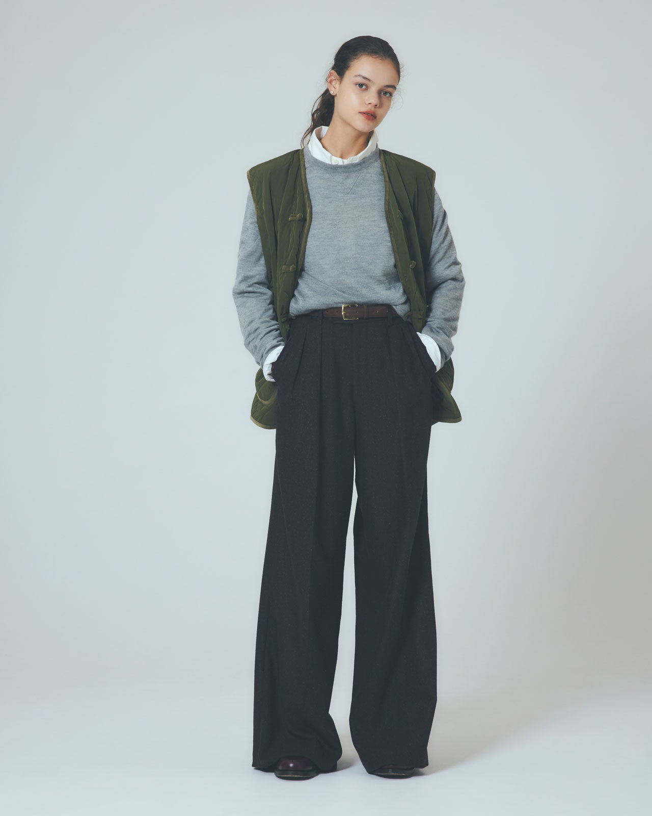 着画有doublet destroyed wide trousers スラックス 着画有doublet destroyed wide trousers スラックス doublet