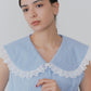 【7月上旬お届け】SLEEVELESS LACE BLOUSE