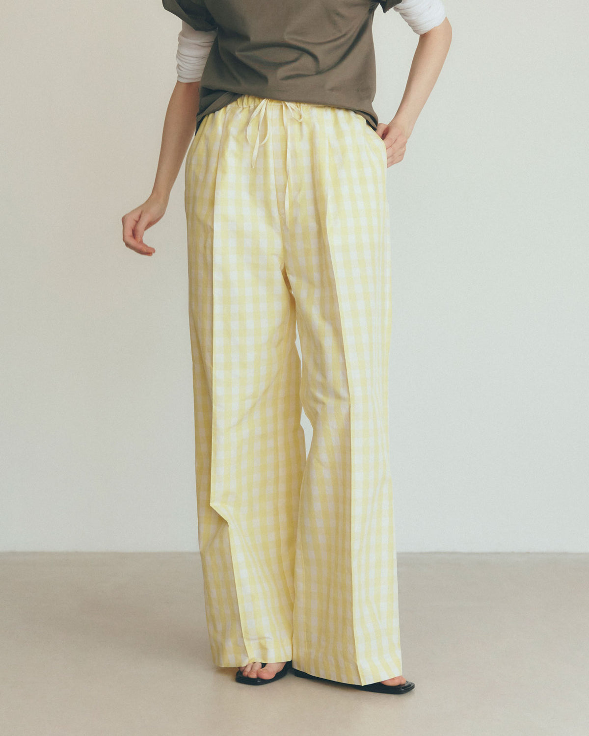 GINGHAM CHECK PANTS – Shinzone