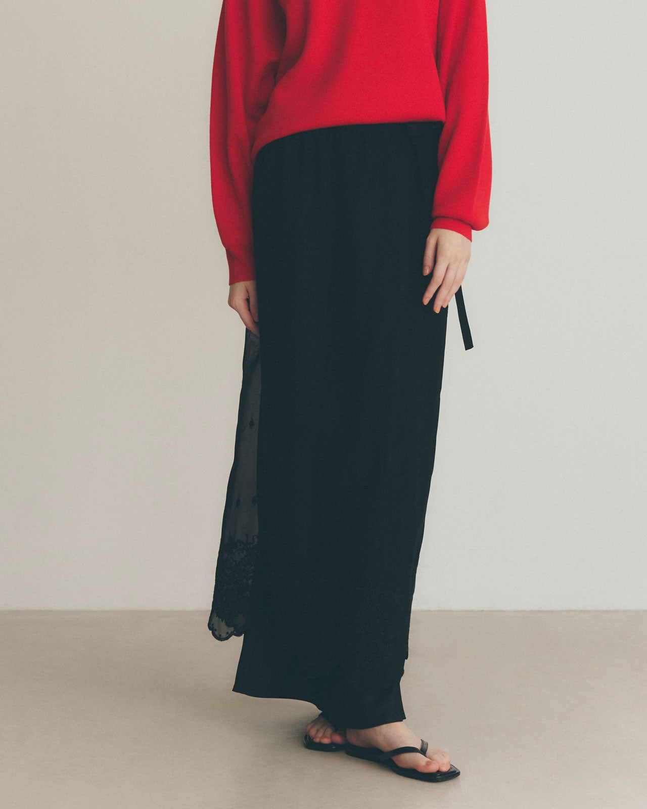 THE SHINZONE 新品未使用 LACE APRON SKIRT ブラック LACE APRON SKIRT – Shinzone