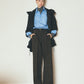 WOOL SEMI FLARE PANTS