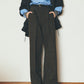 WOOL SEMI FLARE PANTS