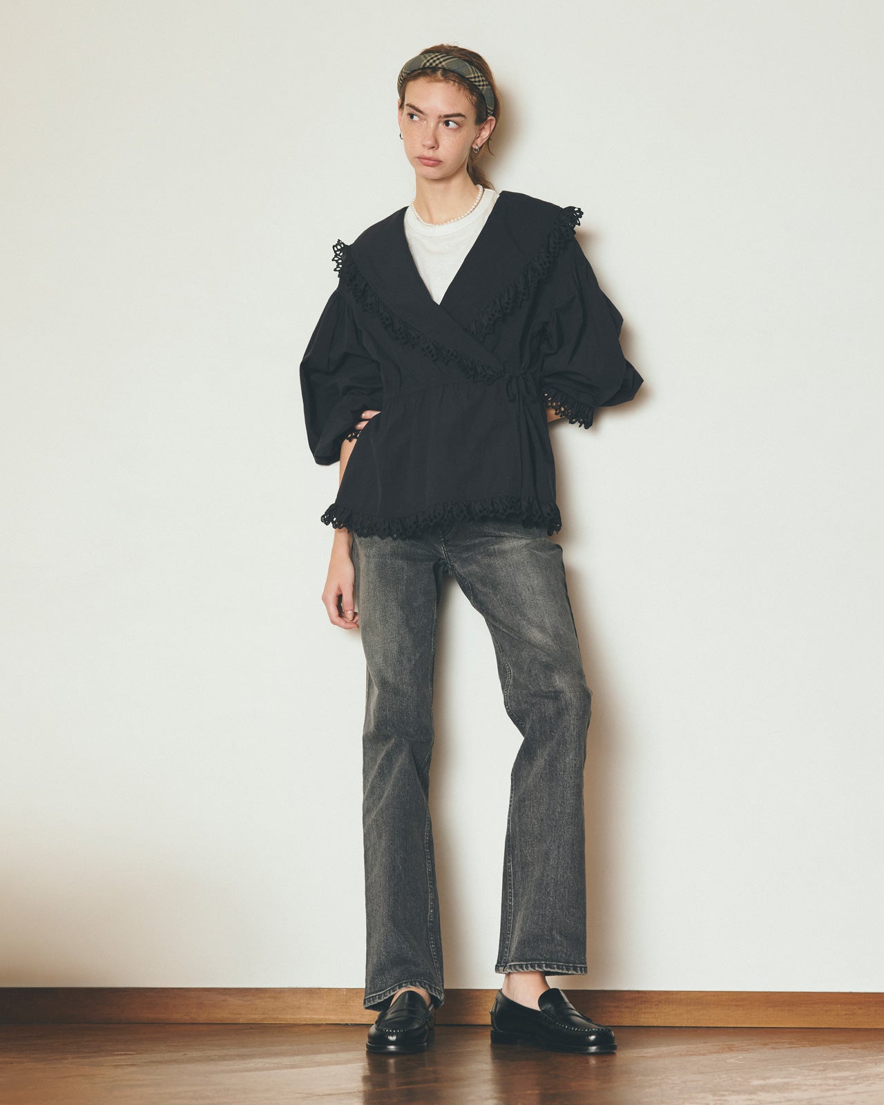 KITTY STRETCH DENIM PANTS