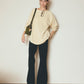 WAFFLE KNIT PULLOVER