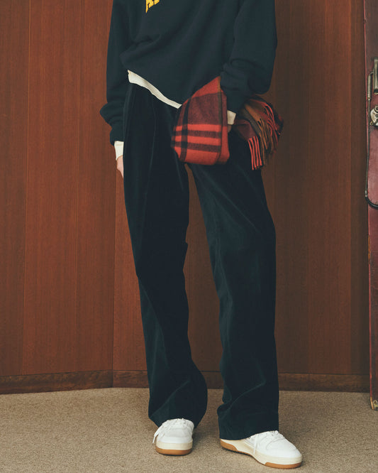 ORGANIC VELVET TOMBOY PANTS