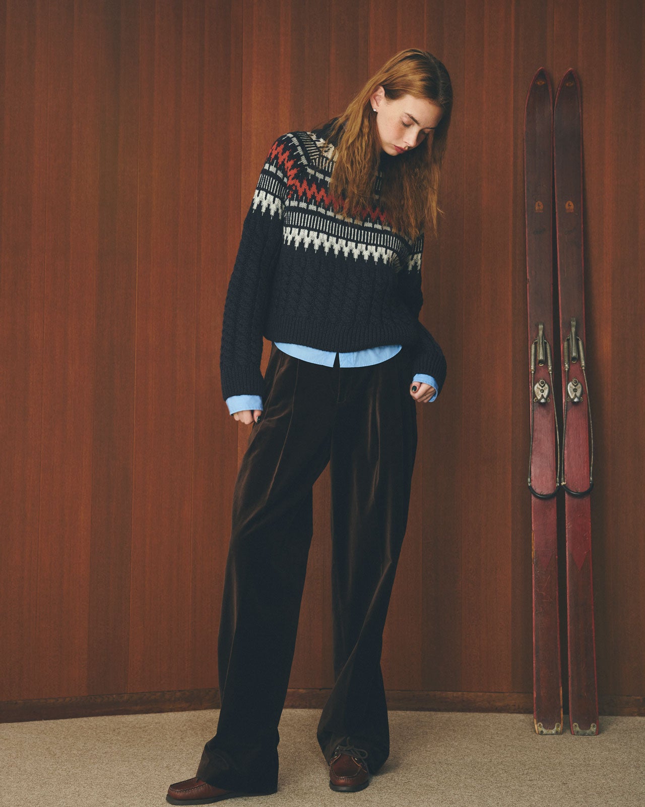 ORGANIC VELVET TOMBOY PANTS