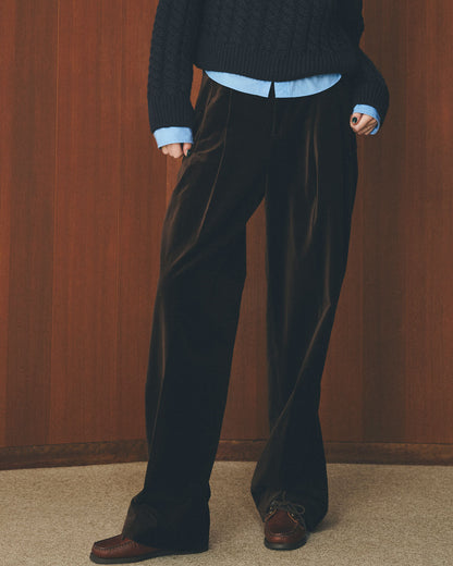 ORGANIC VELVET TOMBOY PANTS
