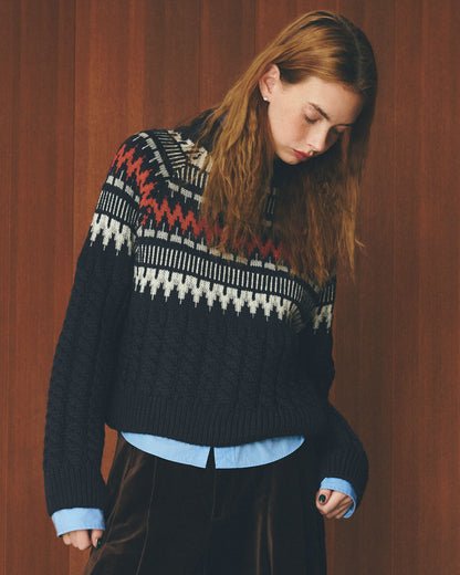 【11月下旬お届け】ALPINE CHALET SWEATER