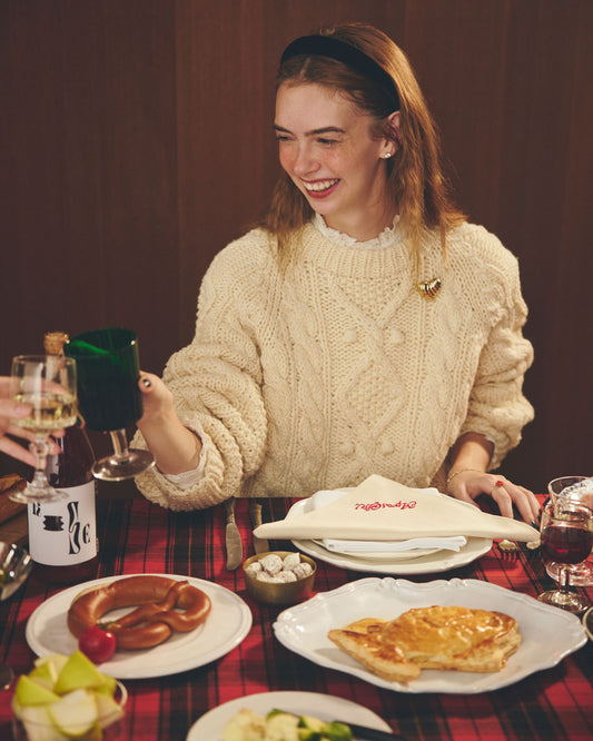 【11月中旬入荷予定】ARAN CABLE KNIT PULLOVER