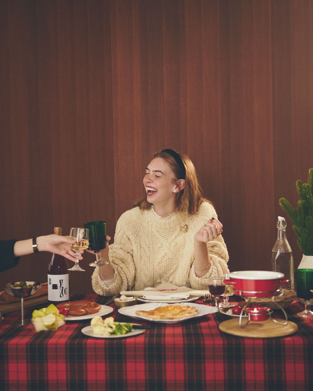 ALEXANDRE DE PARIS ベロア カチューシャ2.5cm