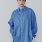 【BEIGE】SHEER DADDY SHIRT
